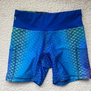 INKnBURN Mermaid 4” Shorts Size 0 Like-New